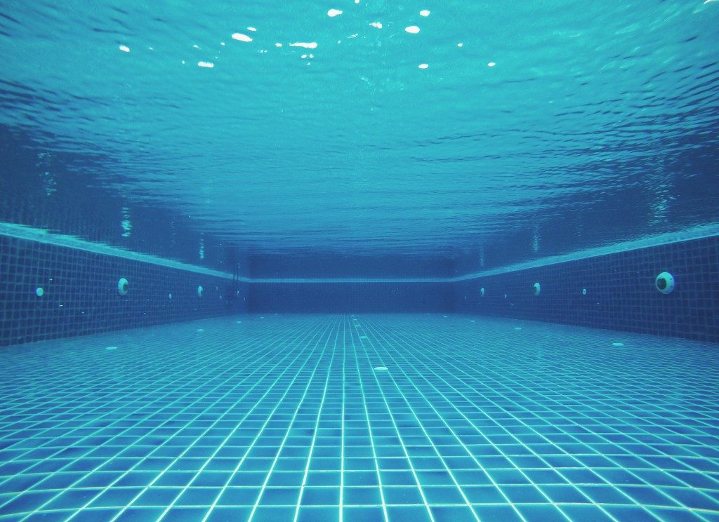 Underwater shot in the pool