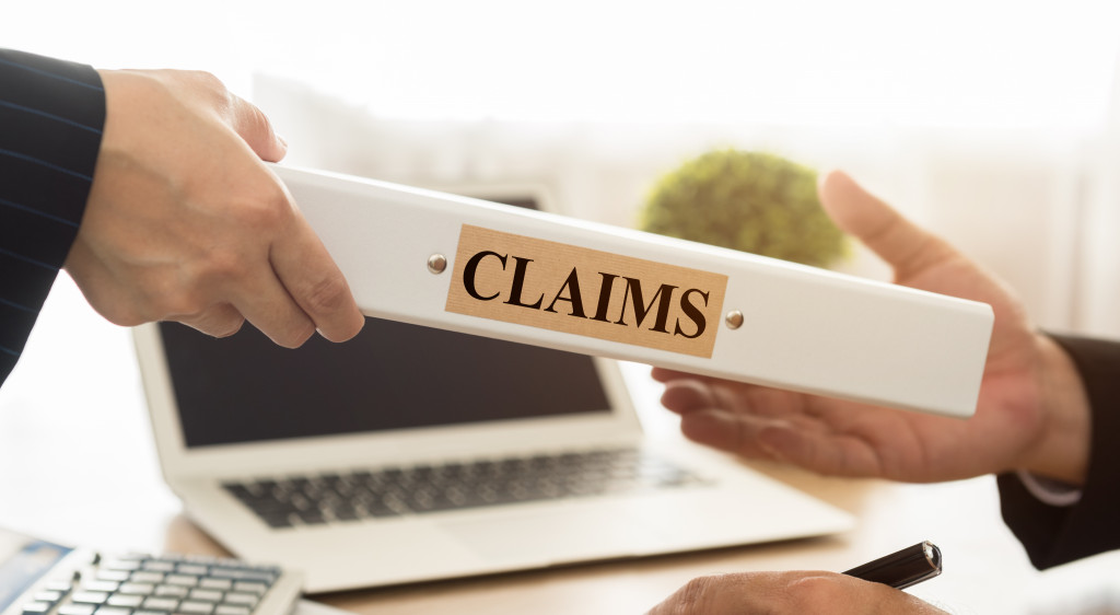 A folder of claims