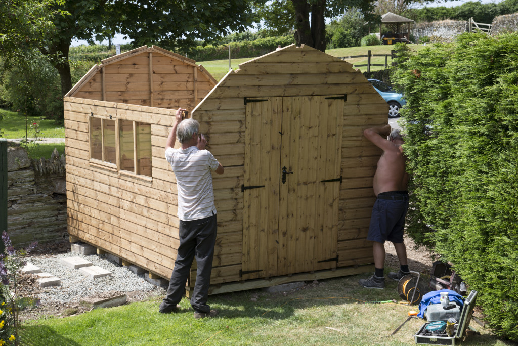 A workshed for the backyard