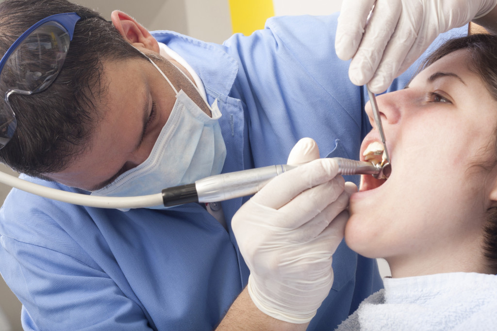 a teen dental patient